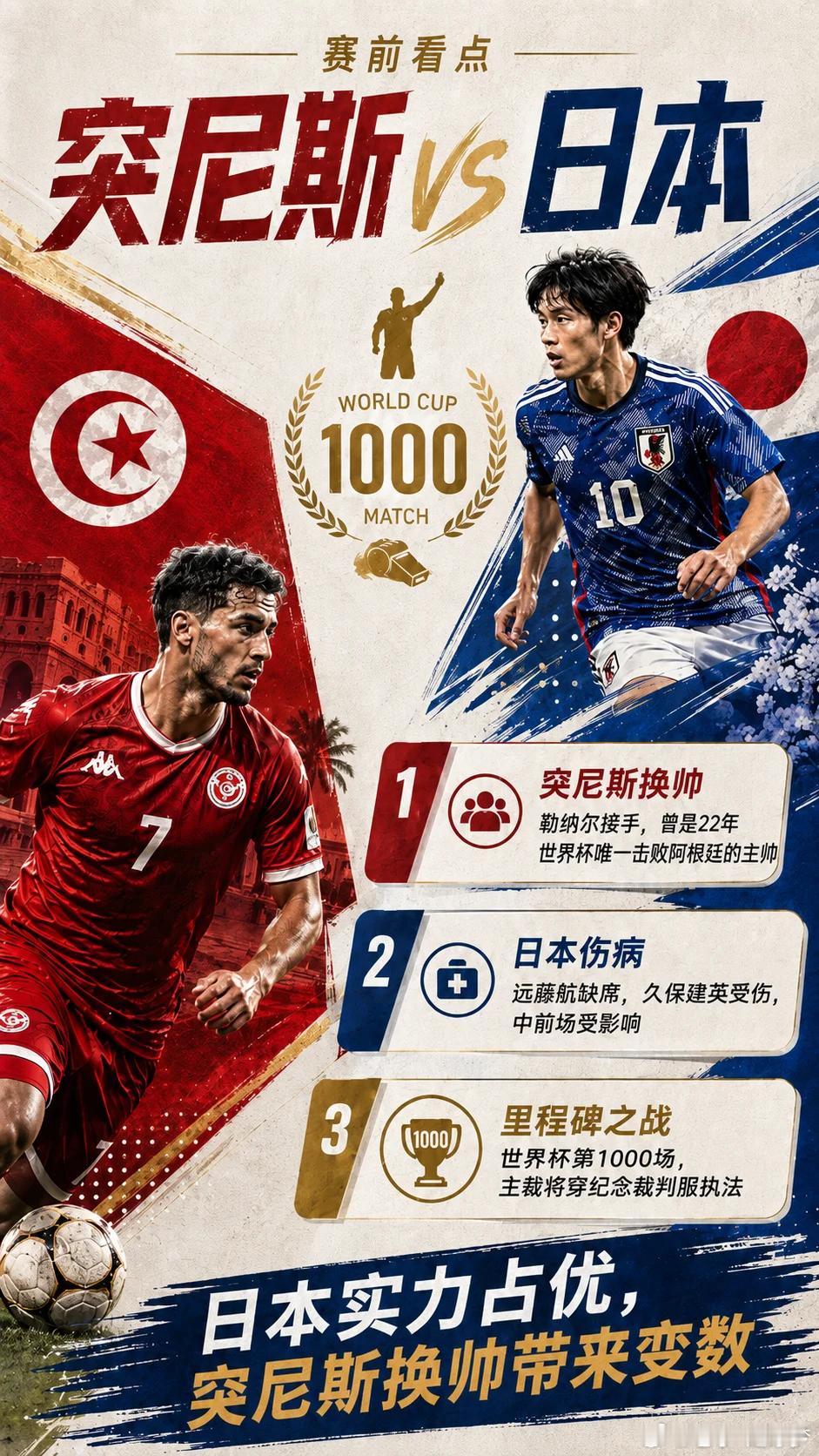 日料直接安排上！今晚家里继续来！ 第一名：036 世界杯队友：突尼斯vs日本开球