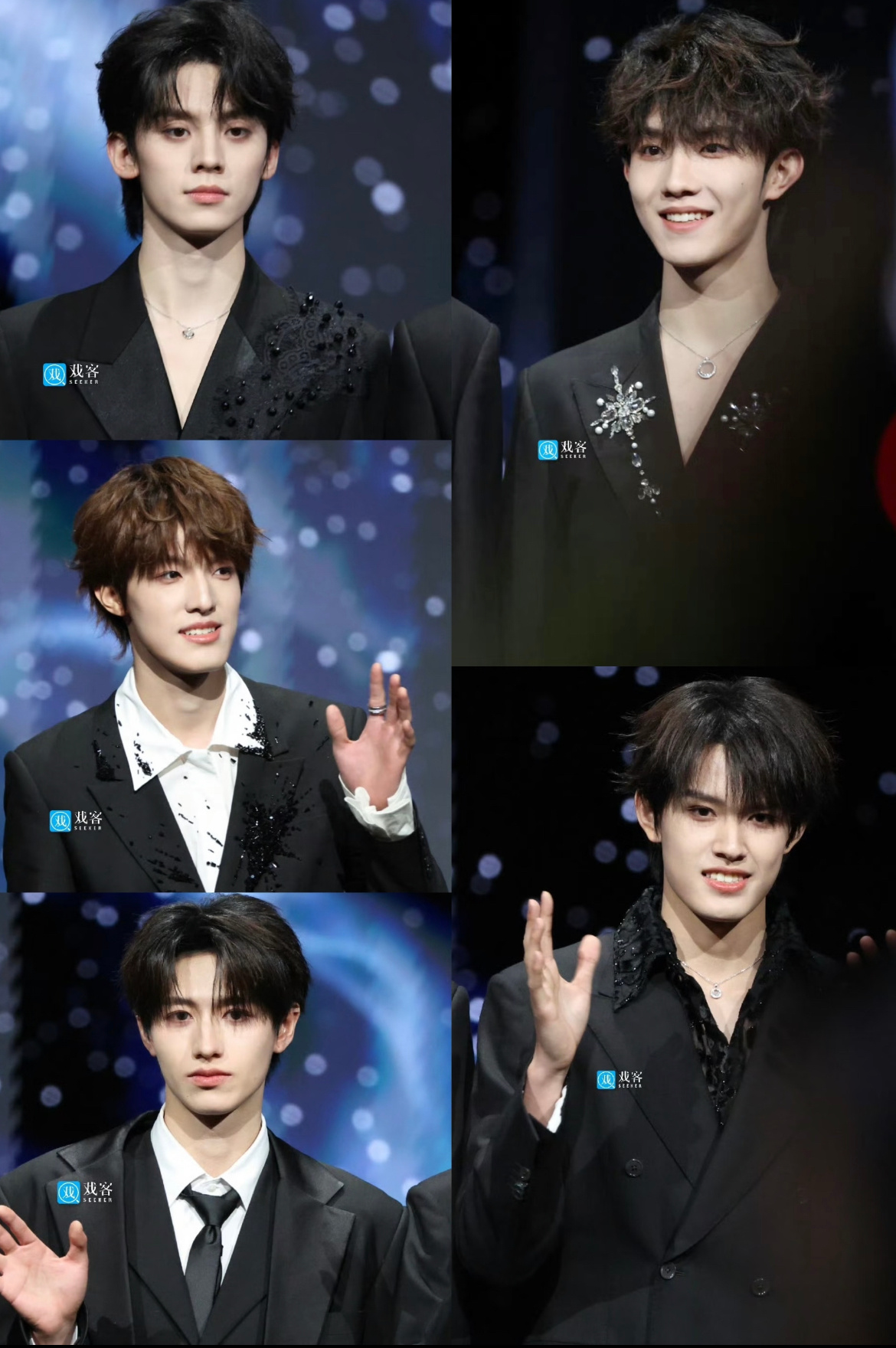 微博之夜红毯 登陆少年同媒体生图已出，谁赢✨朱志鑫 张泽禹 张极 左航 苏新皓 