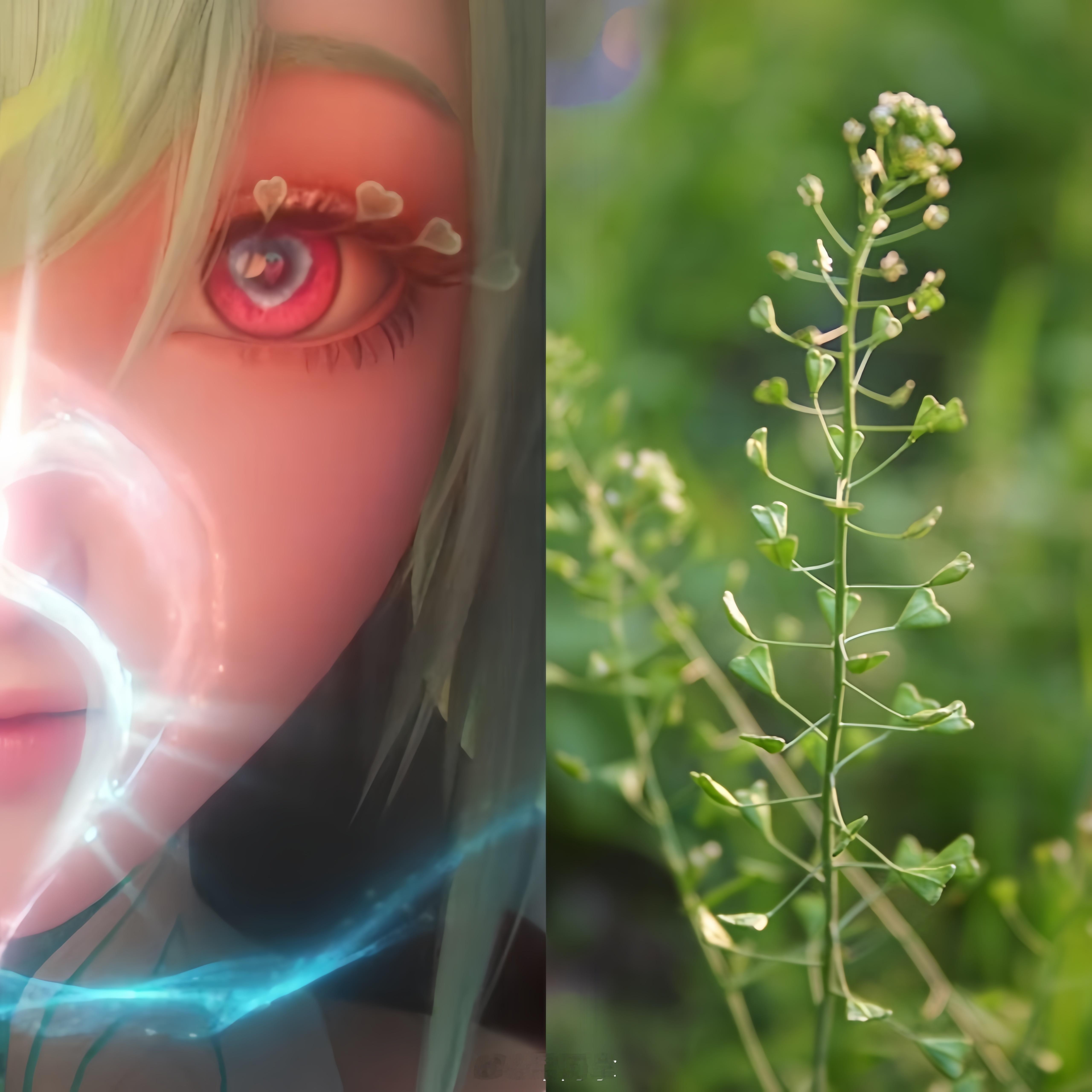 少司缘的眼睫毛原来是荠菜子！#少司缘521体验服开始牵缘##爱游引力##王者荣耀