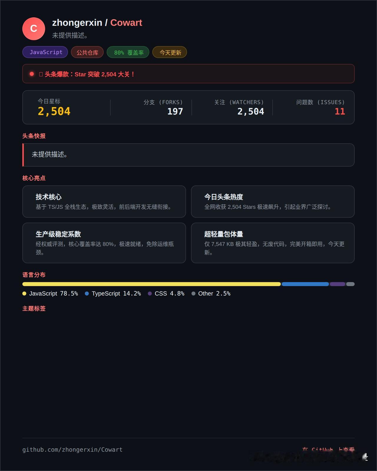 每次接手一个新项目，光是在package.json里调配置就能耗掉半小时。Web