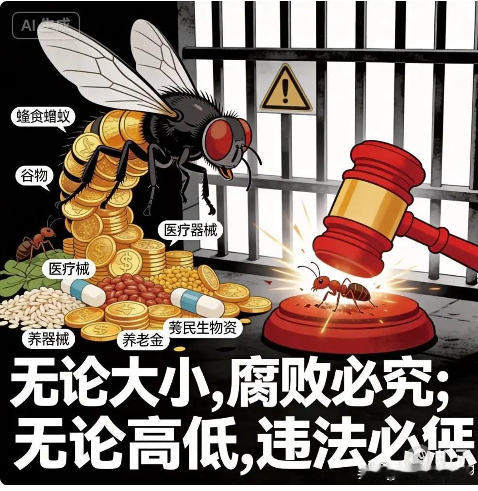 中央今年反腐直击民生痛点，严惩“蝇贪蚁腐” ，聚焦五大领域 重拳惩治“蝇贪蚁腐”