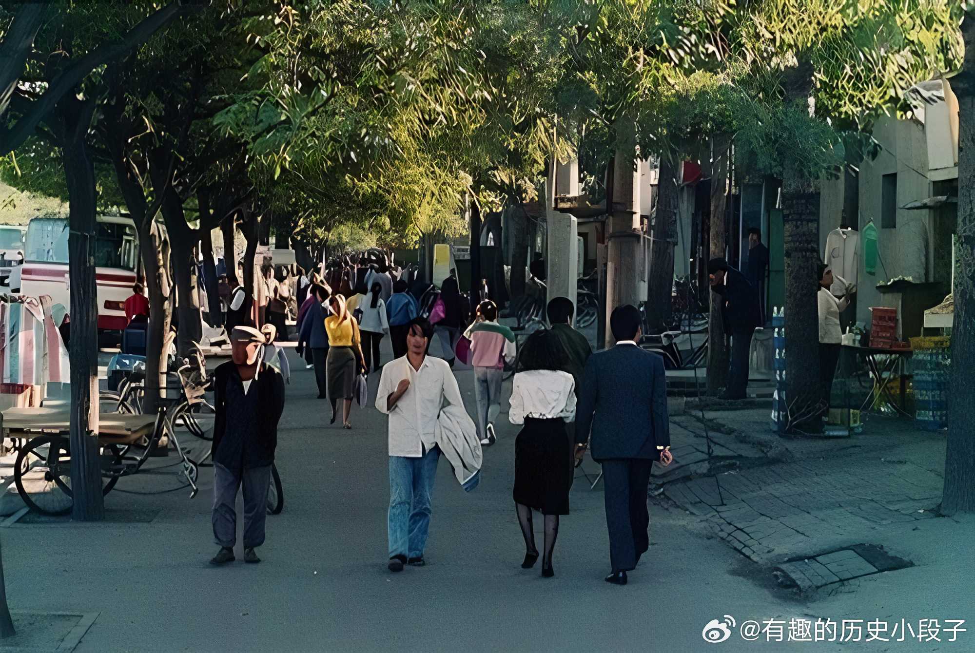 九十年代北京街头老照片老照片