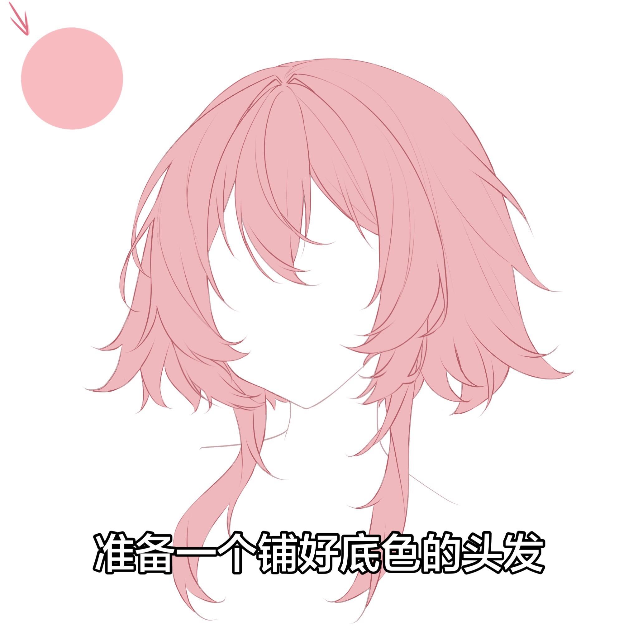 简单头发过程。