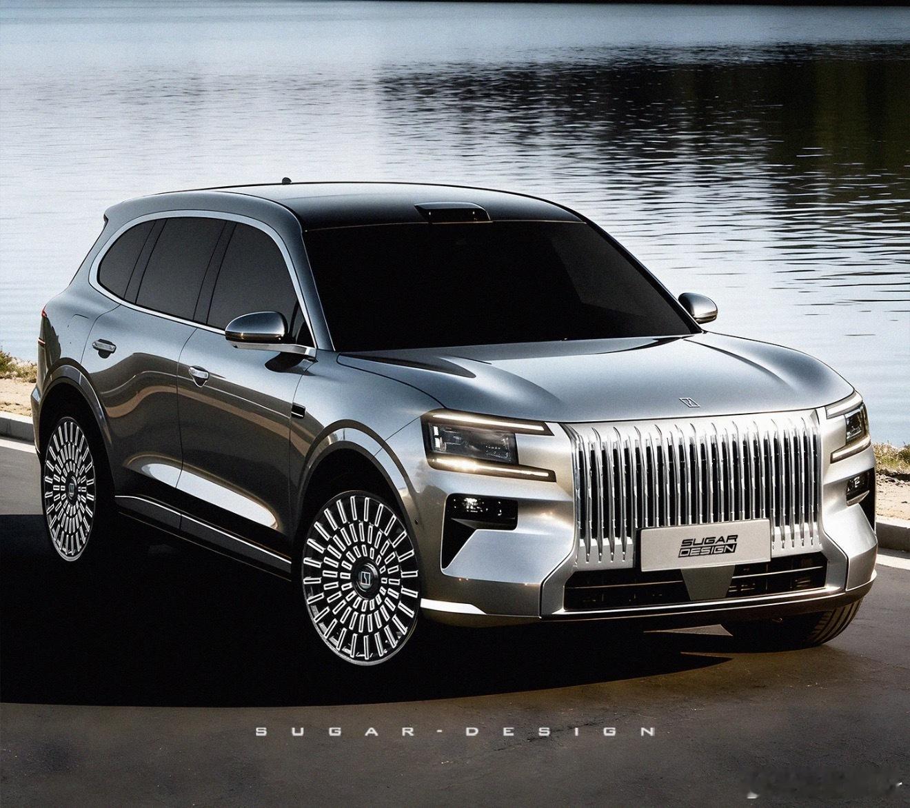 据说 极氪8X长这样设计的挺年轻，个人觉得比9X好看9x适合年长一些的人8X适合