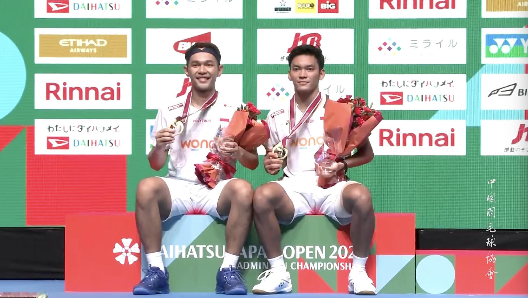 🏆男双冠军：阿尔菲安/菲克里🇮🇩🥈男双亚军：徐承宰/金元浩🇰🇷恭喜四