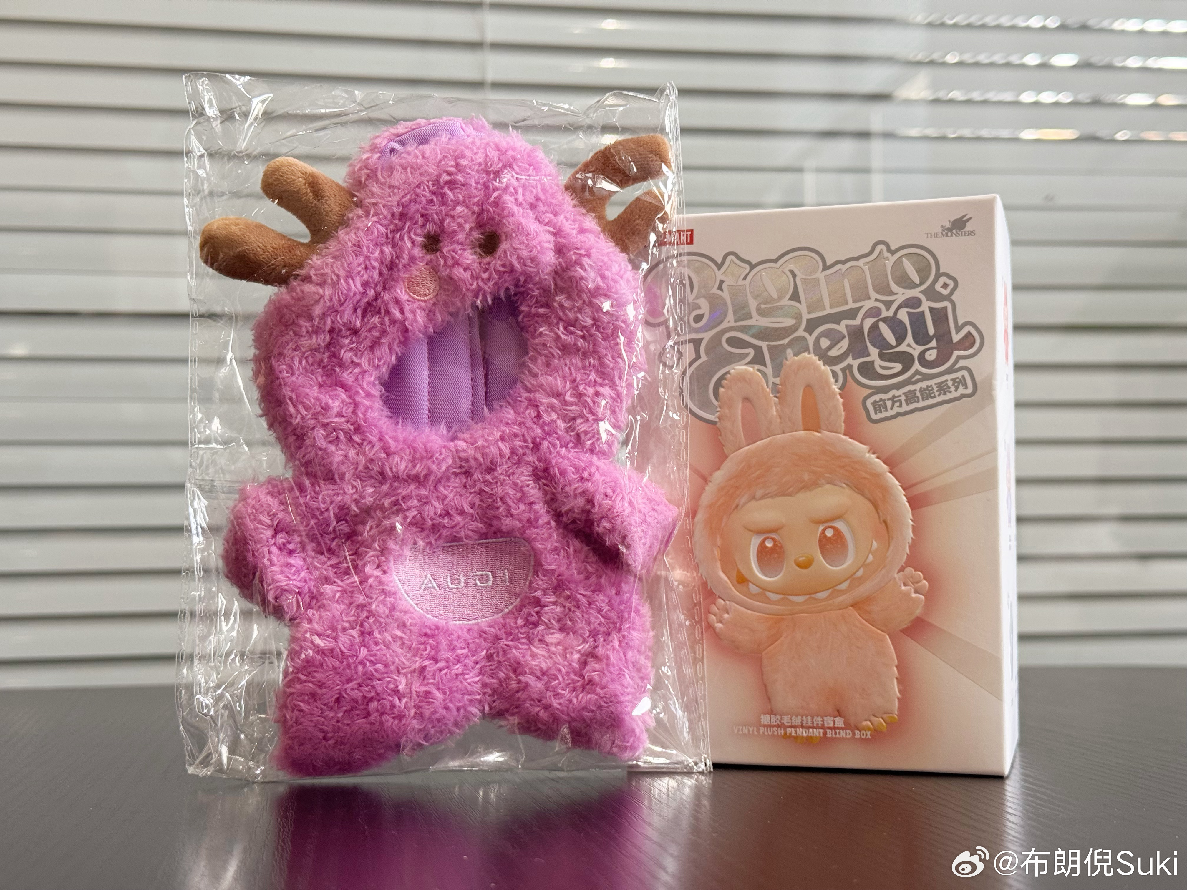 我的Labubu库存+1～～别说，我拆出来的这款跟AUDI的衣服还真挺搭的🤩话