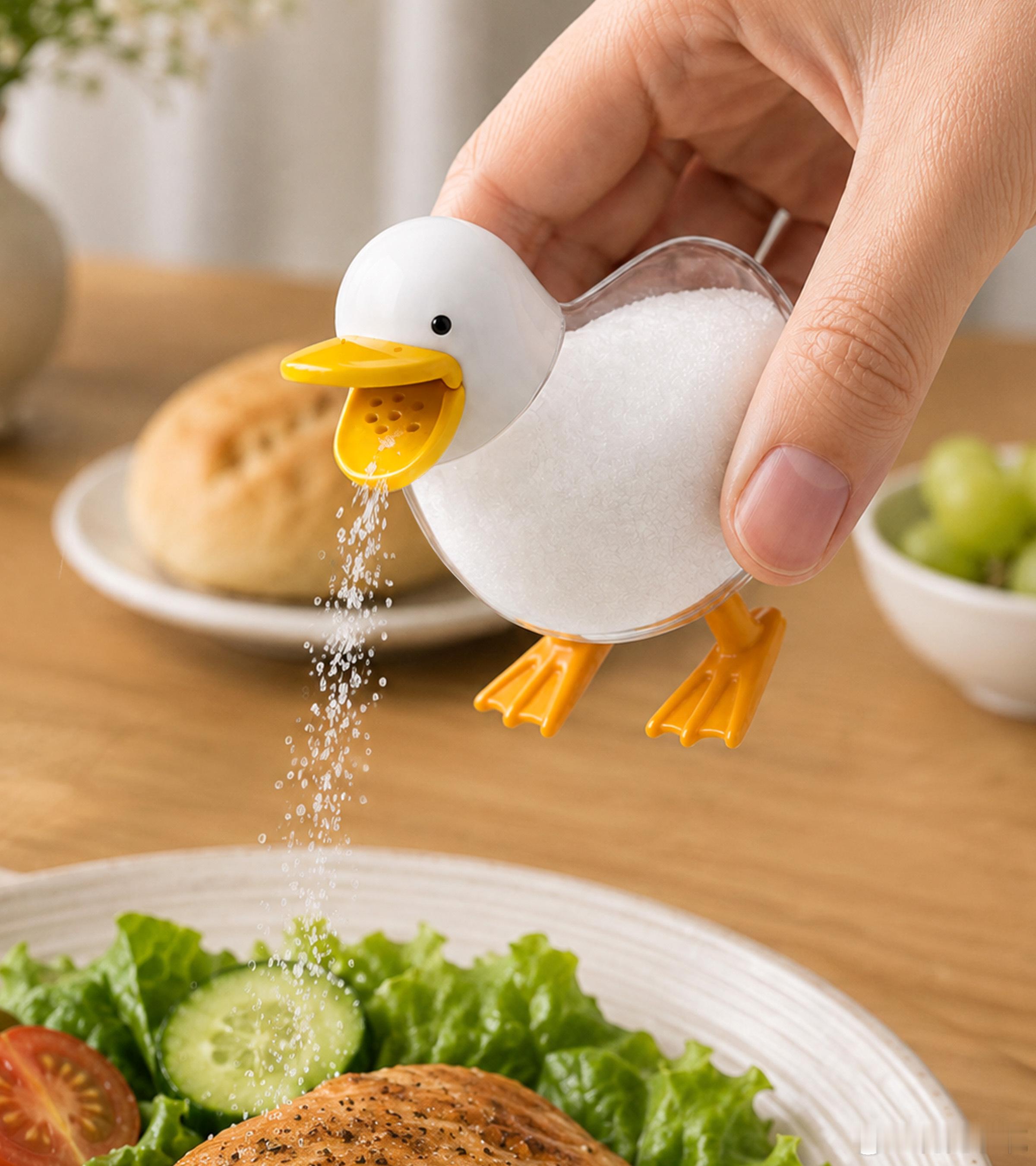 厨房可爱选手再添一员🦆鸭子调味罐奇异果酱油壶终于有小伙伴啦！日本发明家いしかわ