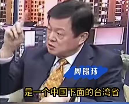 周锡玮：过去大家讲一国两制，现在不是了，是中国下面的台湾省，现在已经改了

台湾