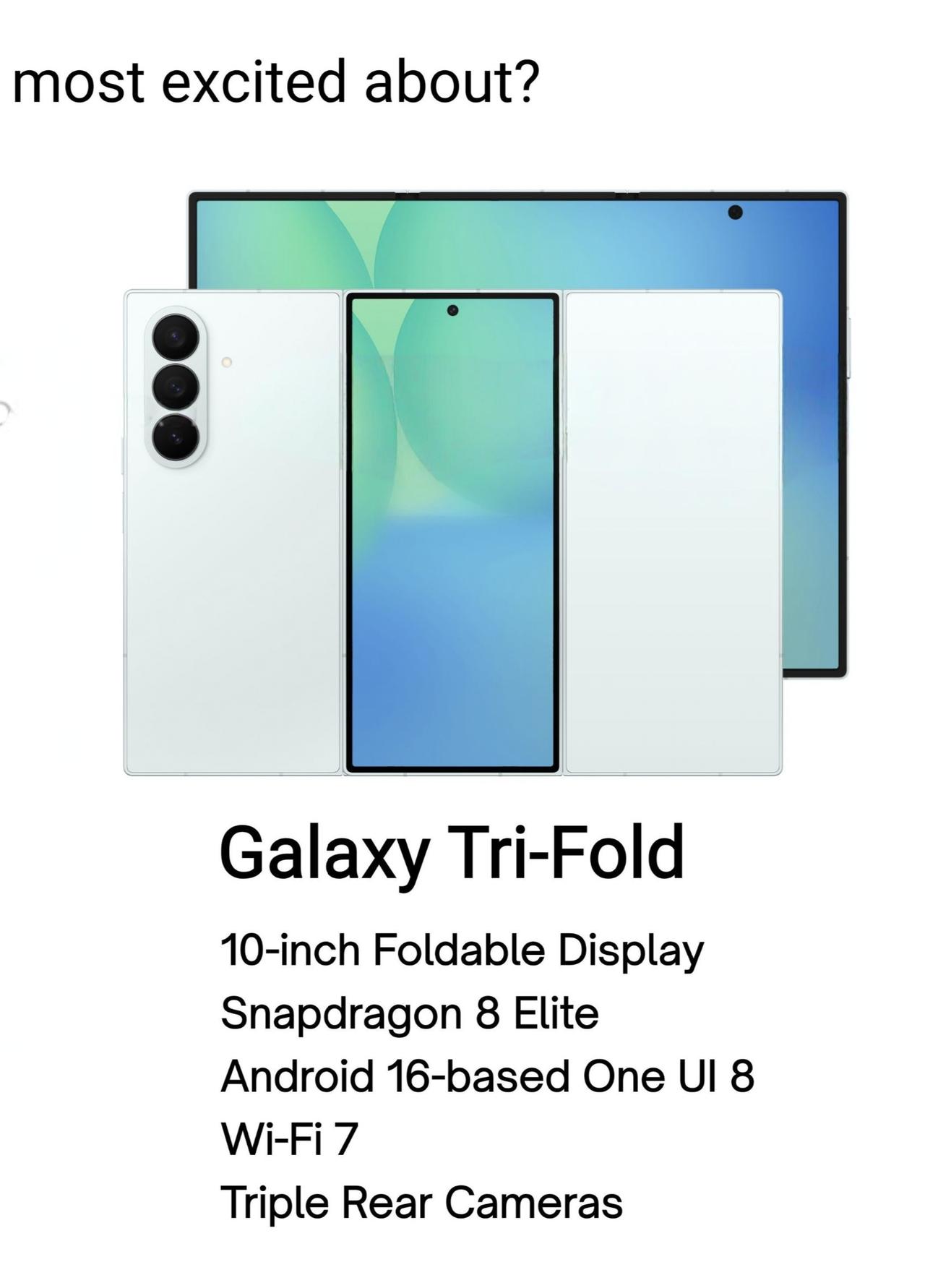 三星三折叠真的来了！折叠屏手机