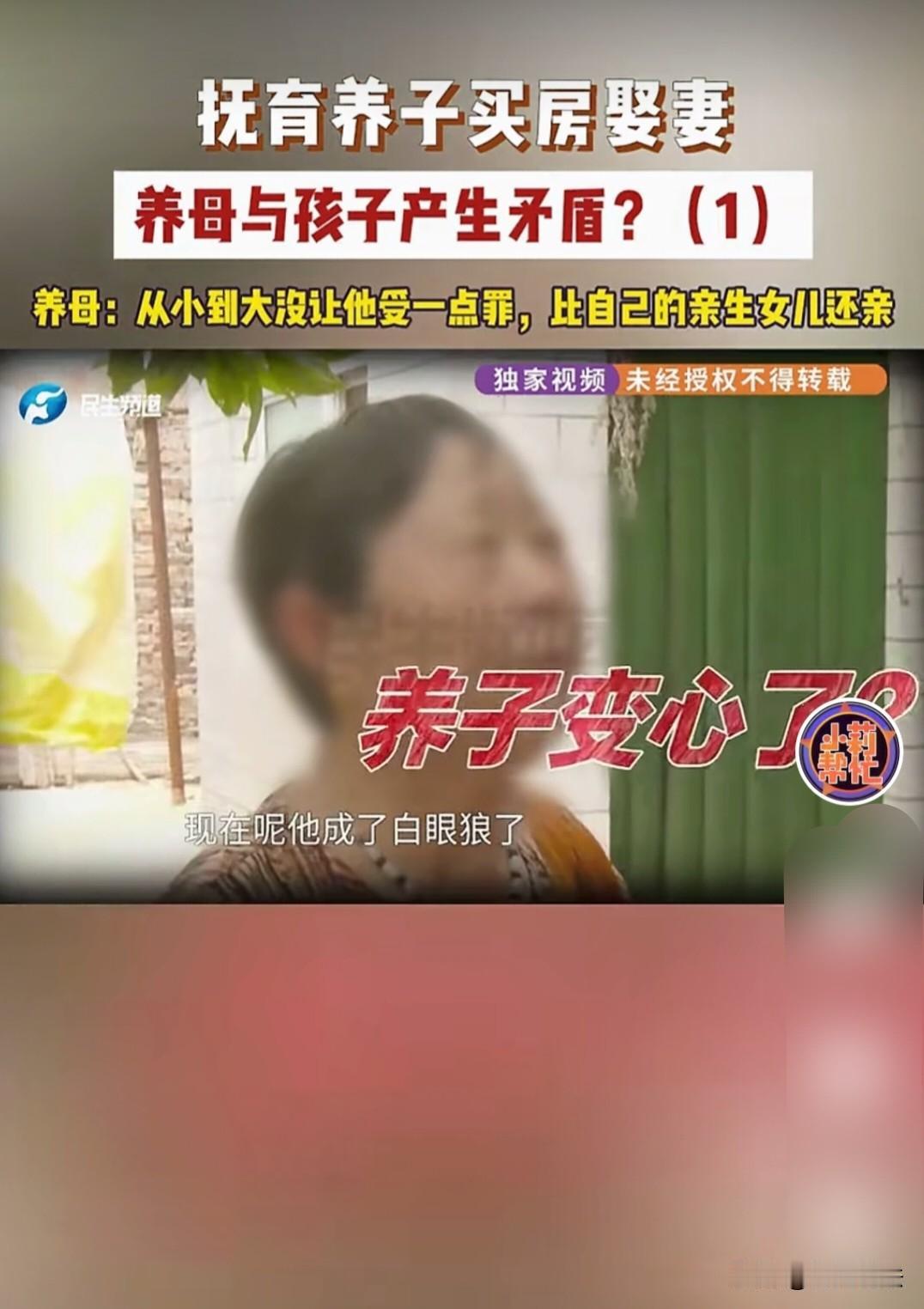 河南焦作，72岁的司女士一手将养子抚养长大，自丈夫、公公离世后，司女士拿不出钱贴