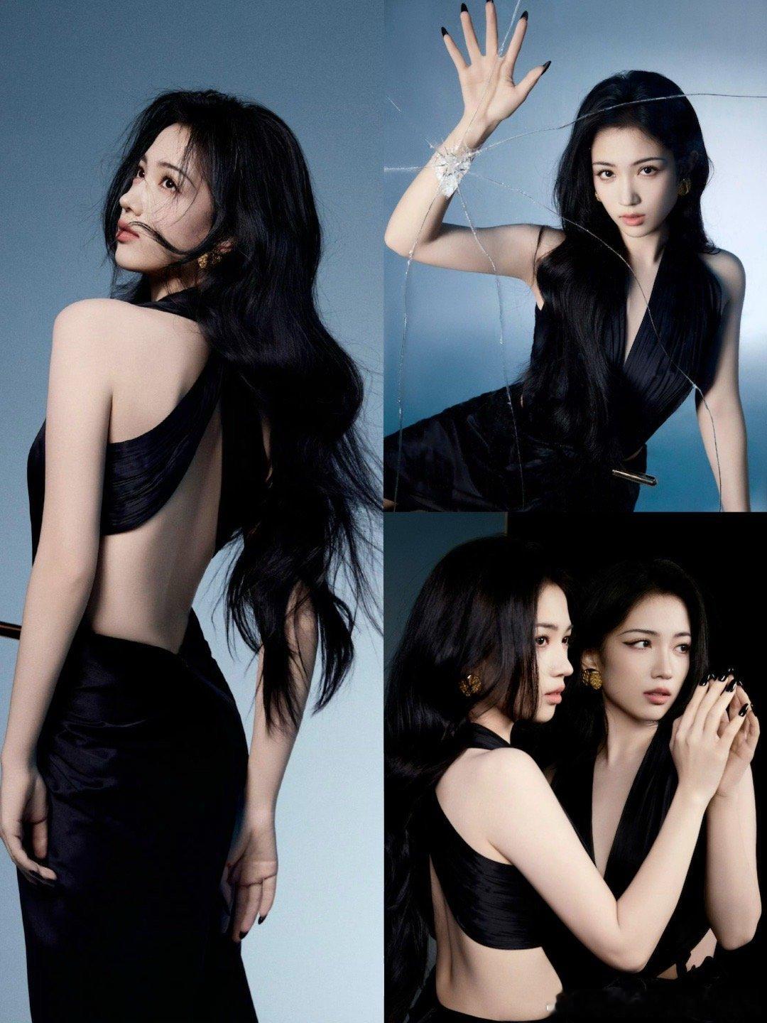 代露娃的背不拔罐可惜了代露娃黑裙造型杀疯了！气场全开超吸睛，颜值质感双在线，美到