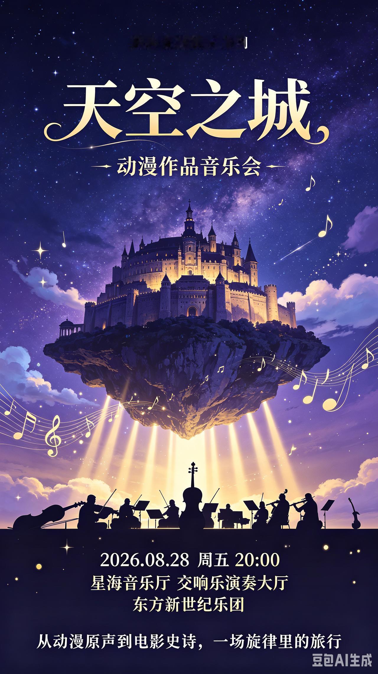 奔赴旋律之约｜天空之城动漫作品音乐会登陆广州星海音乐厅
 
当熟悉的音符缓缓响起
