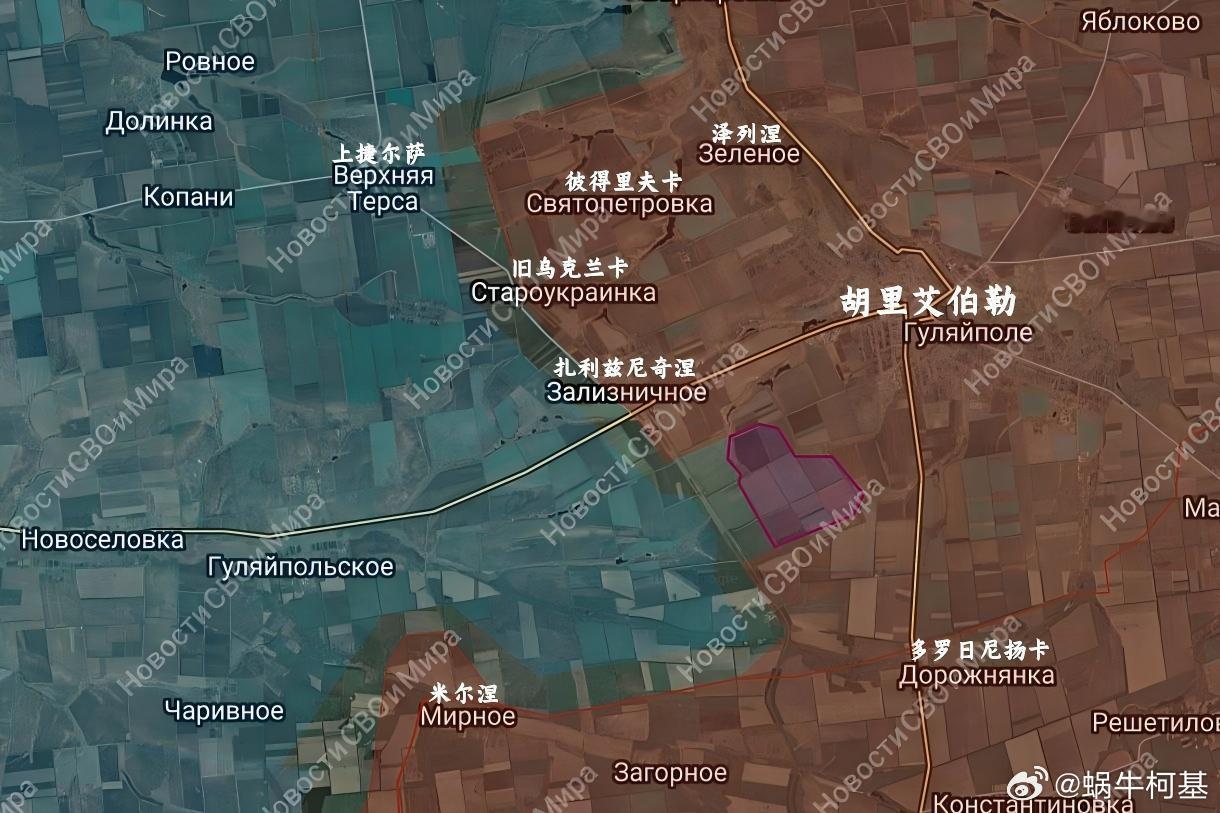 第225突击团反击了个寂寞，东方快车即将在胡里艾伯勒以西全面推进到铁路线来源：Н