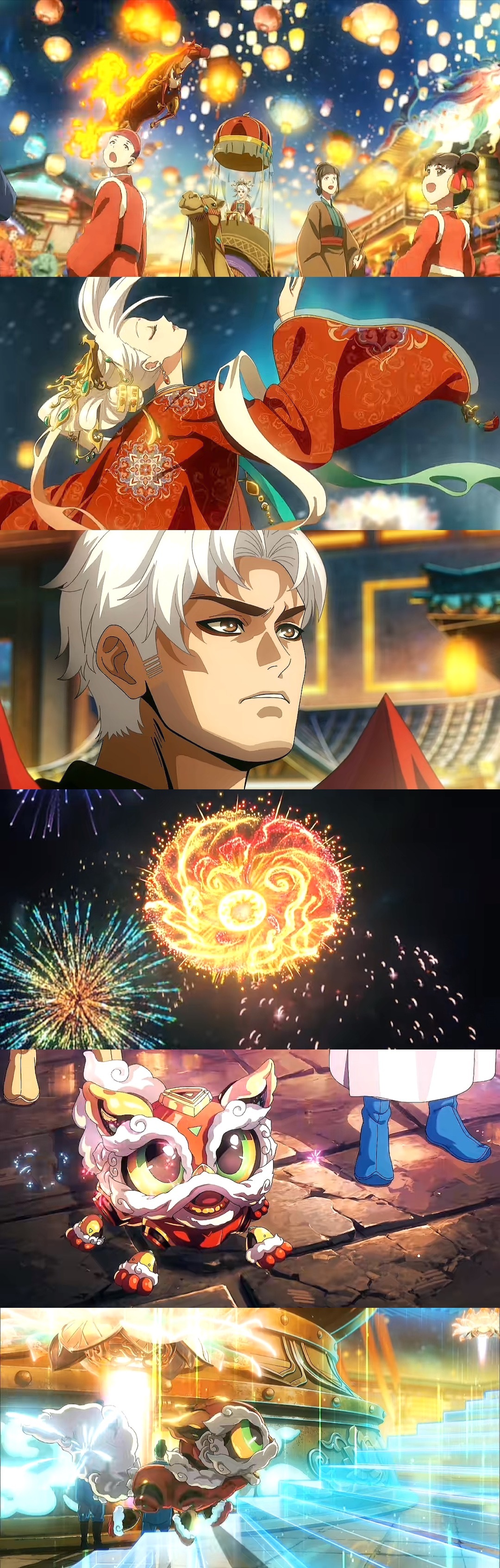 想和二次元角色再过一次年谁懂和二次元的角色一起过年有多新奇有趣，木叶村开始挂红灯