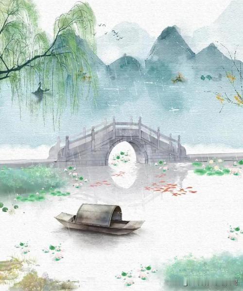 上联：月枕花溪，星子二三眠细浪；
下联：水拥群岛，锦鳞五六嬉扁舟。

这副对联描