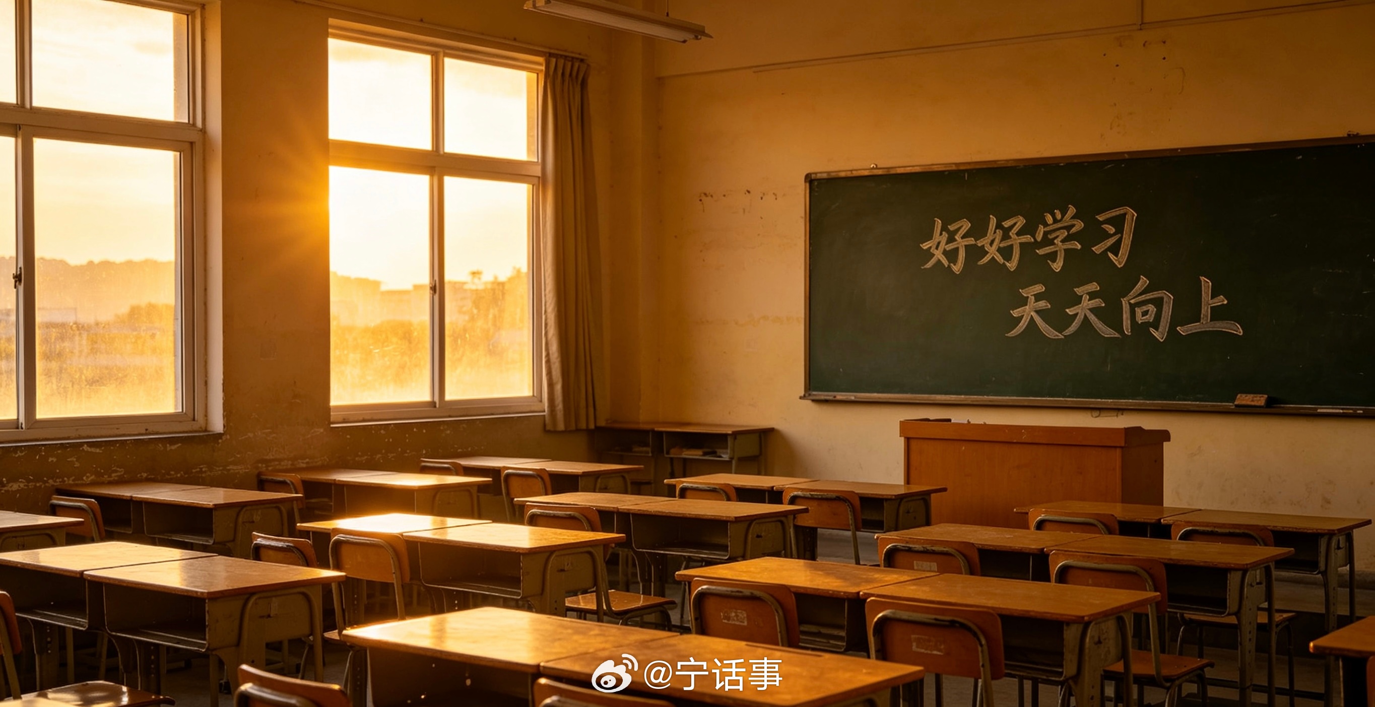 余姚一高中高三班主任用AI技术复刻教室一间复刻教室，一段无悔青春。余姚班主任活用