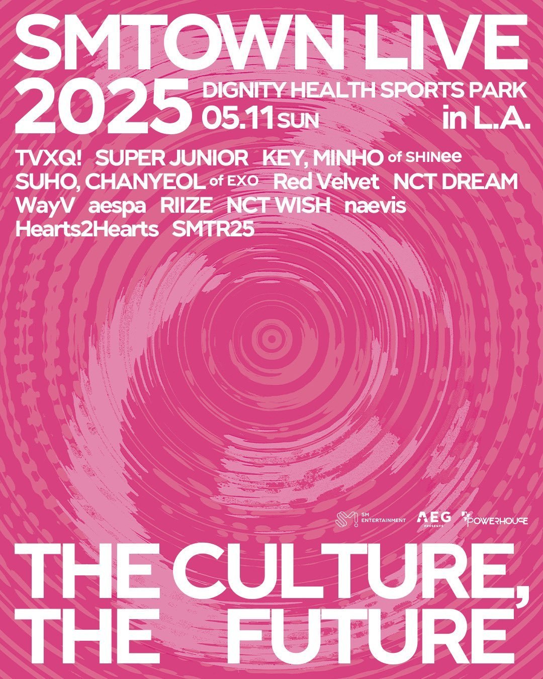 SMTOWN LIVE 2025 in L.A.洛杉矶出演阵容 