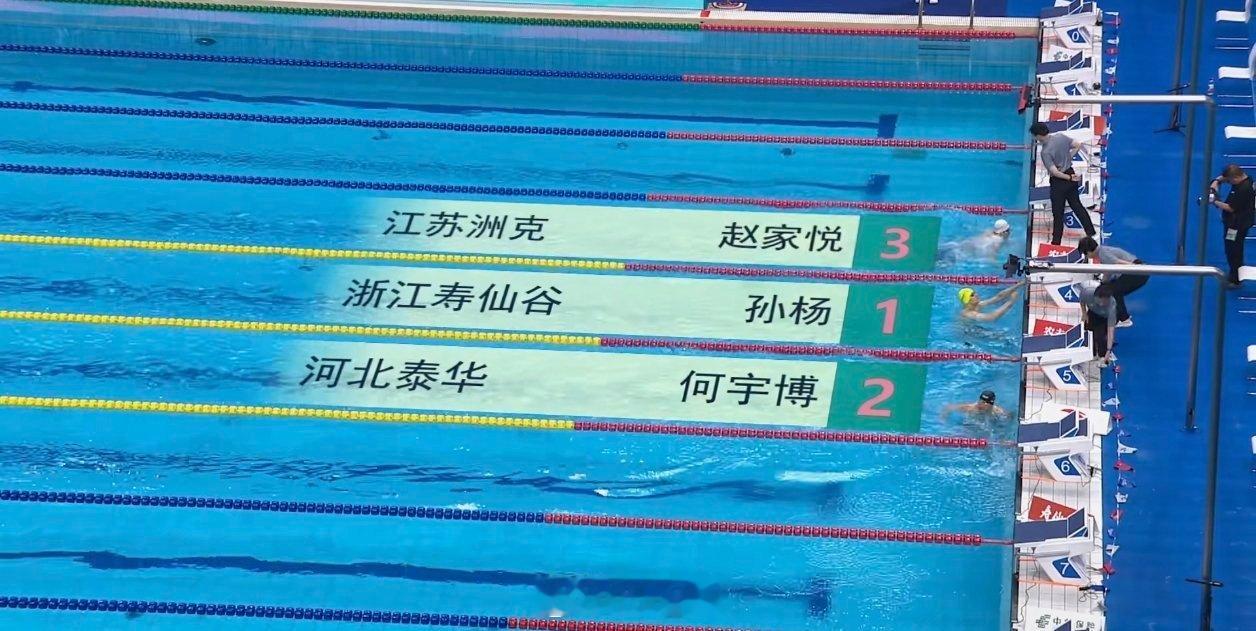 孙杨拿到最后一张决赛门票！ 