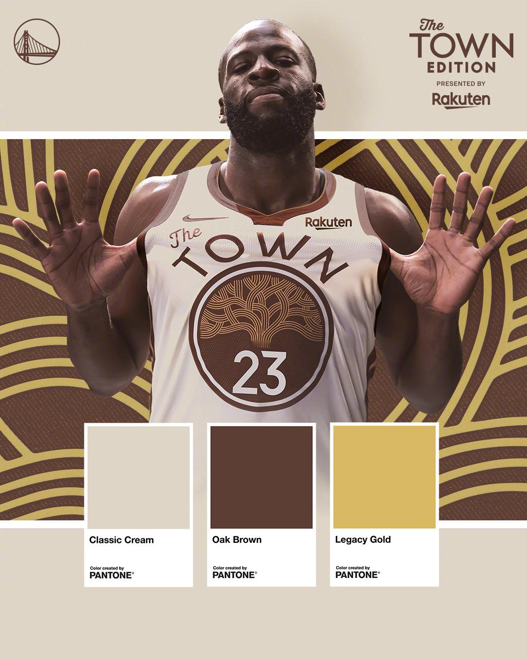 勇士城市版球衣来啦！像湾区的山、雾、森林和海岸线一样，低调却耐看，越看越有味道。