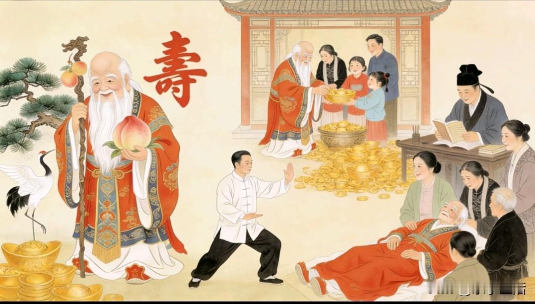 “人生五福”出自《尚书·洪范》是中国传统文化里最经典、最朴素的幸福观，说得很实在