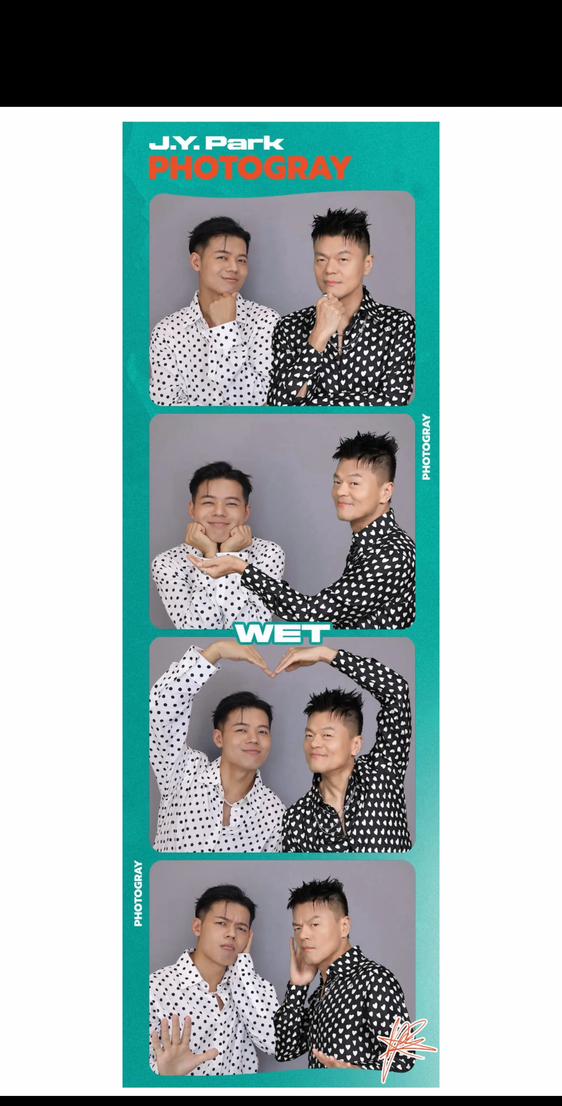 和老板的人生四格！都来支持JYP，接你担solo～