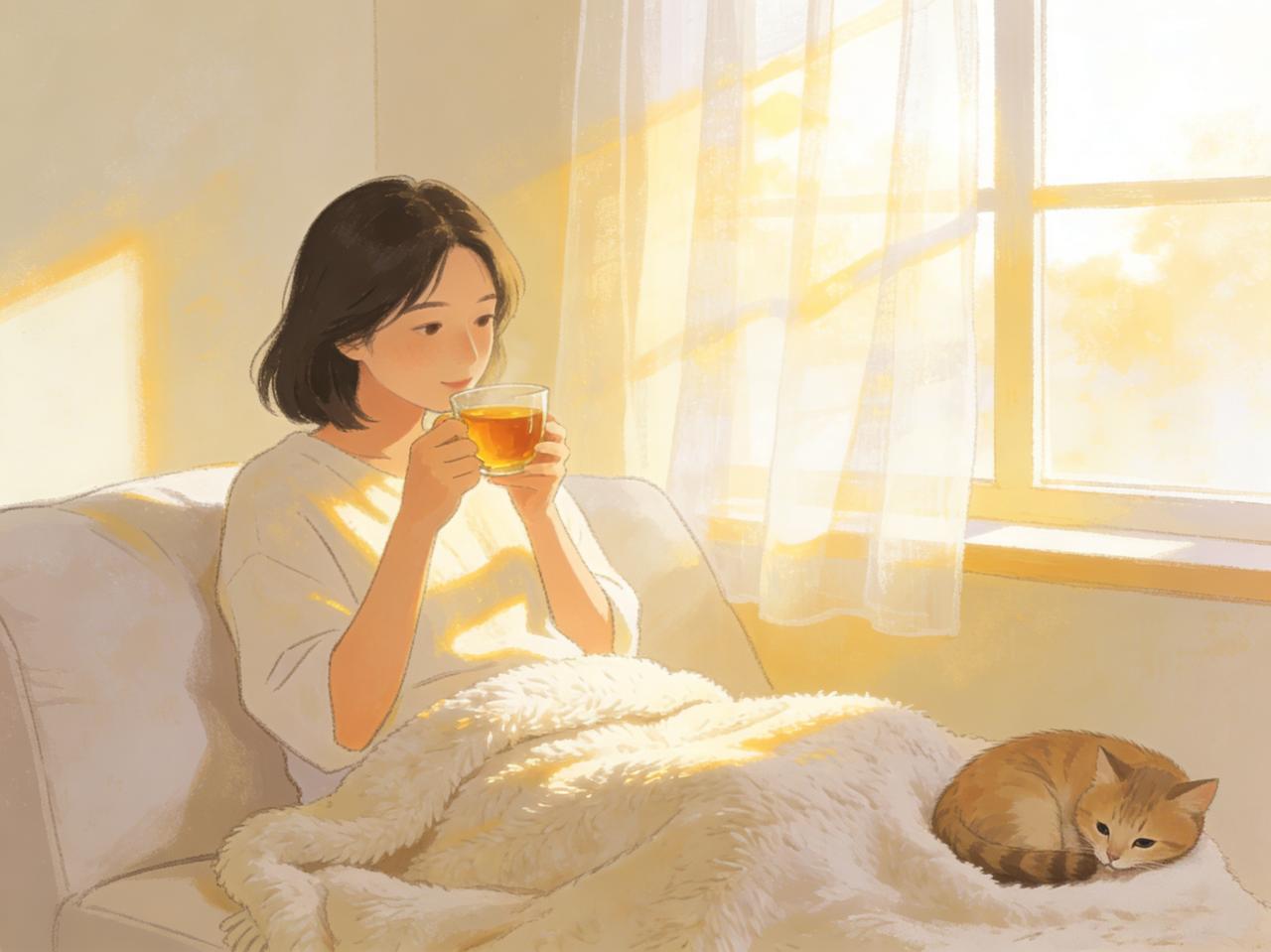 标题：心安之处，便是圆满
不必事事圆满，心安便是归处。累了就歇歇，烦了就看淡，好