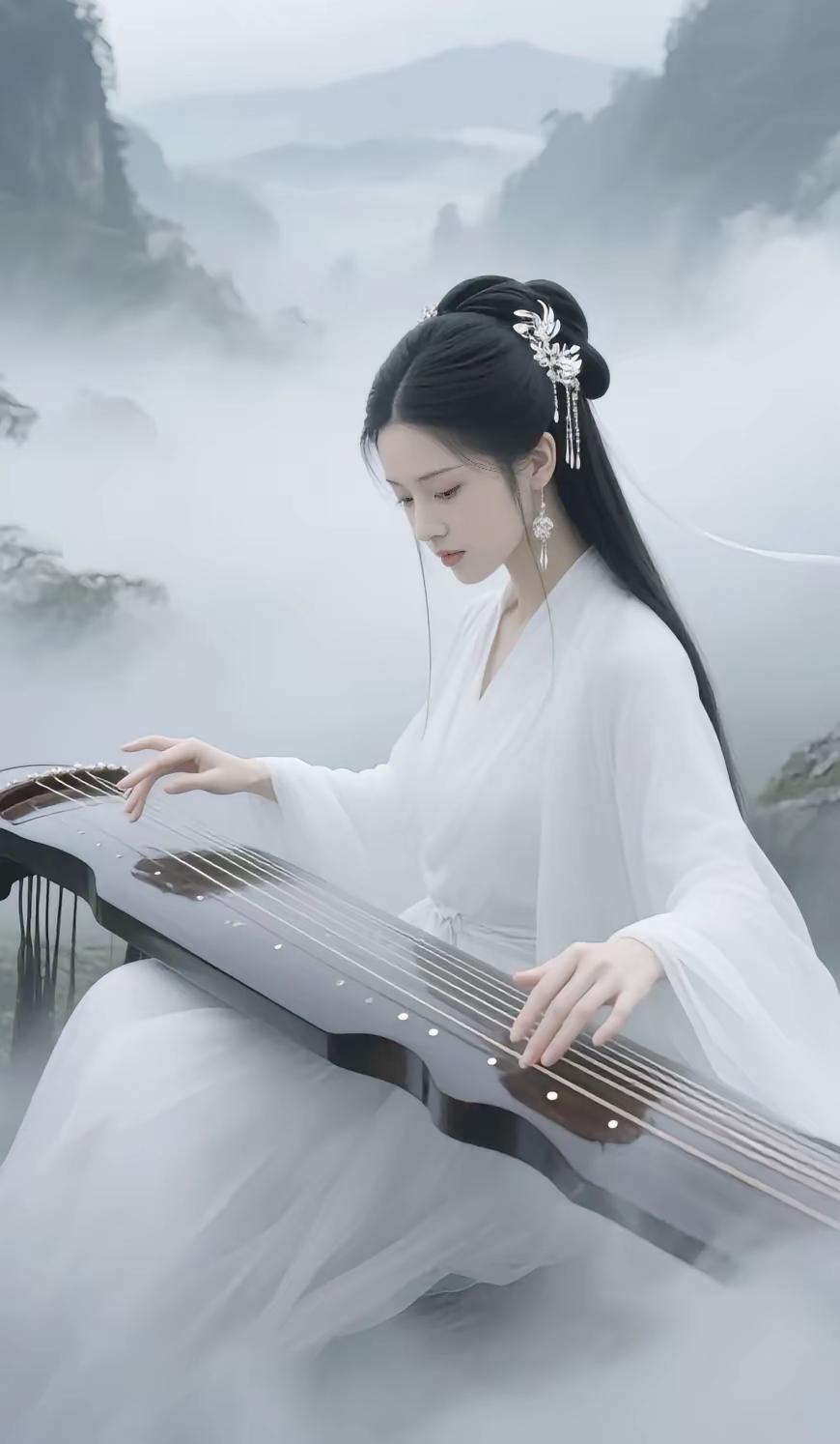 上联：云升雨霖烟雾浓，
下联：琴瑟和鸣天籁音。