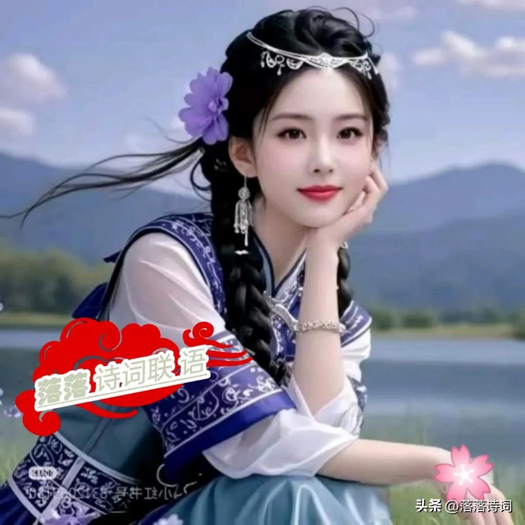 [玫瑰][微风]
下联：花落夜深时
上联：听风灯火阑珊处
[玫瑰][微风]
对句