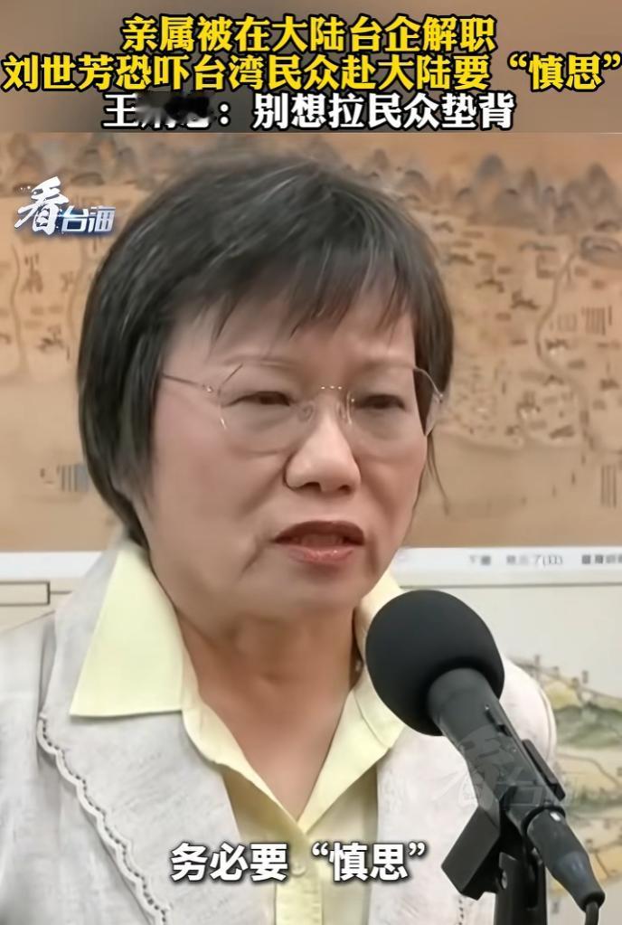 刘世芳亲属被大陆台企解职就恐吓台胞赴大陆慎思，王炳忠怒批其拉民众垫背，台独小丑双
