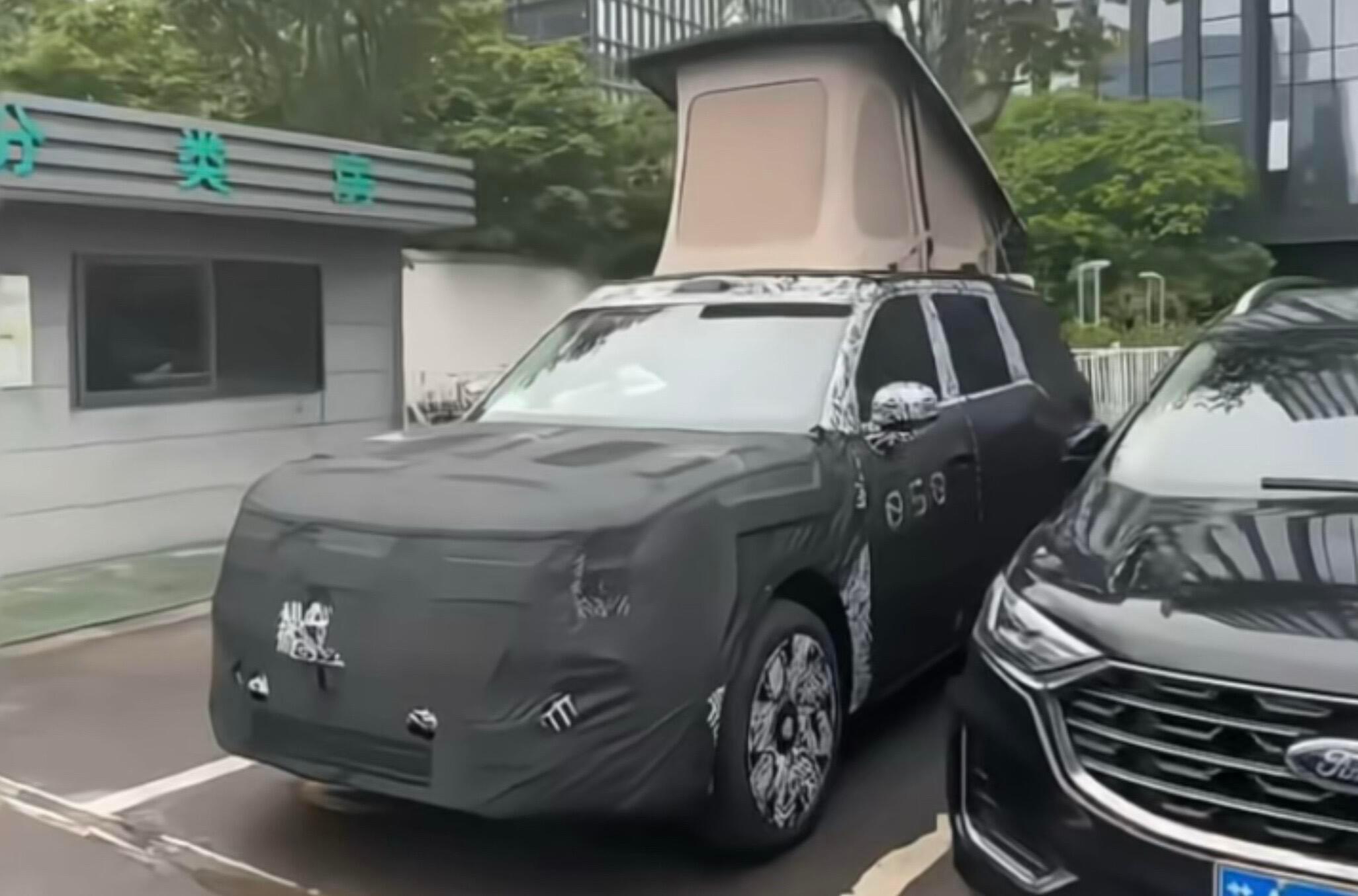 疑似小米增程SUV升顶版全貌新能源汽车﻿