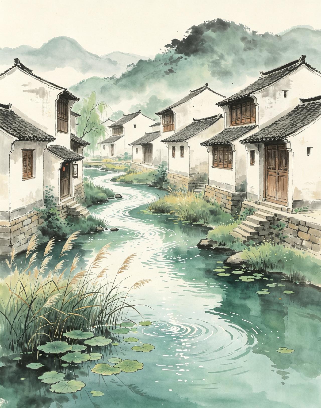 很久以前溪边住着一户人家，待人宽厚热心助人，就连山中生灵都愿意亲近，安稳日子过得