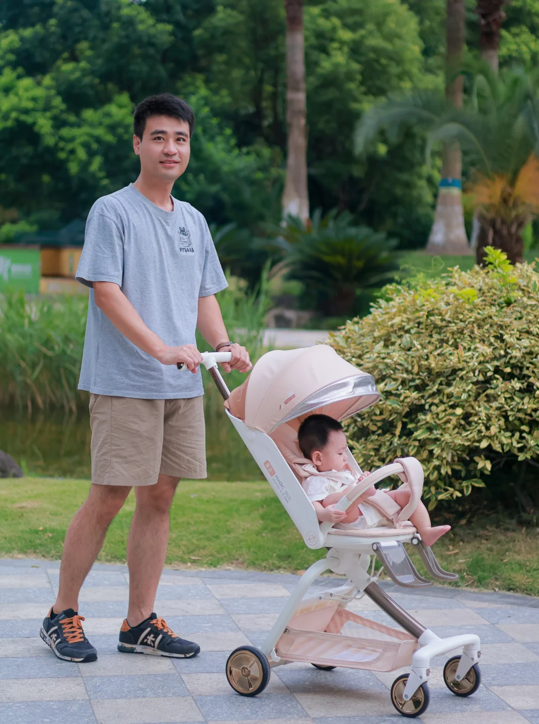 ☀️凉快遛娃！清晨25℃的快乐谁懂啊！👶🏻