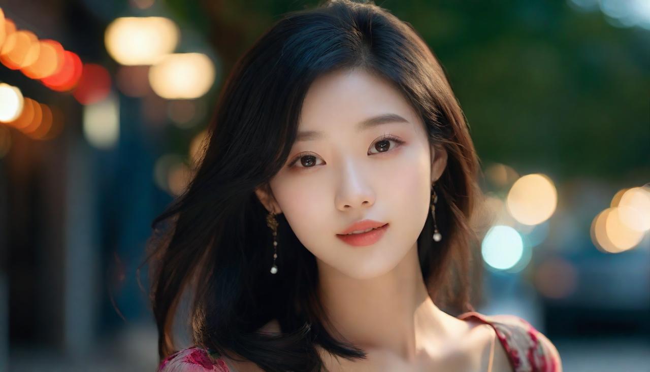 夜幕降临，星星点点的灯火在村庄中亮起，给这静谧的夜晚增添了一丝温馨。坐在院子里，