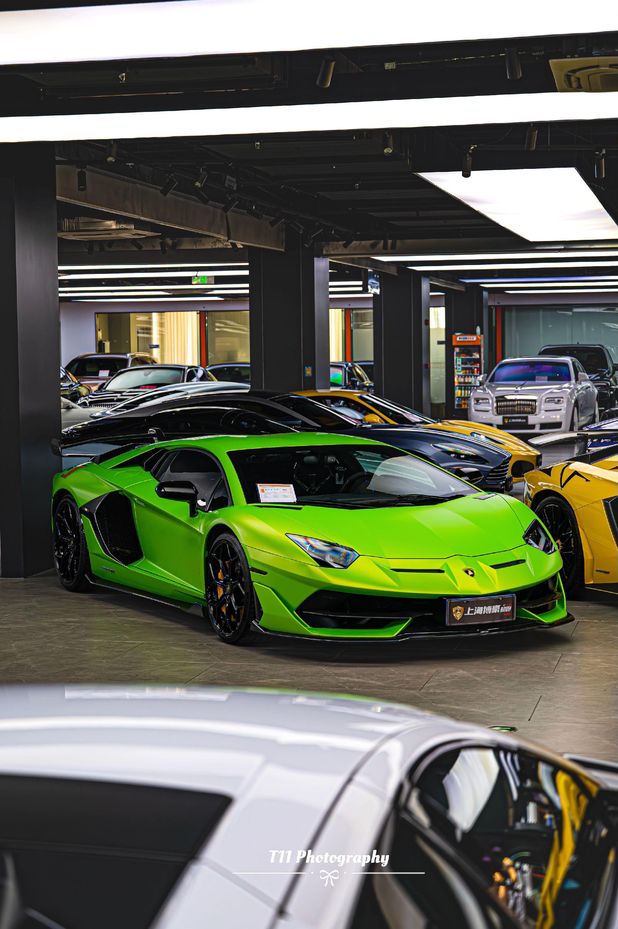 黄色的Svj想必大家都看过，那绿色的呢？兰博基尼Aventador S...