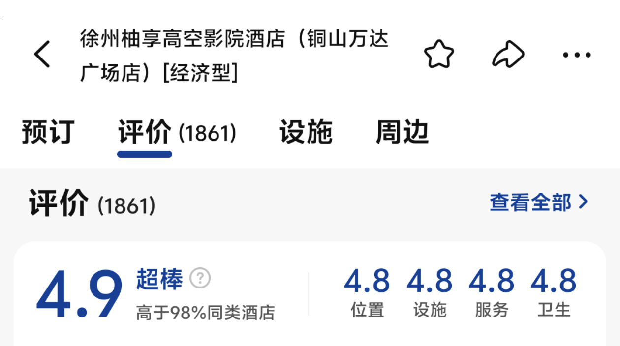 有没有极丝需要这个酒店🏨定的早所以比较便宜加上我有白银会员的优惠价格也更合适一