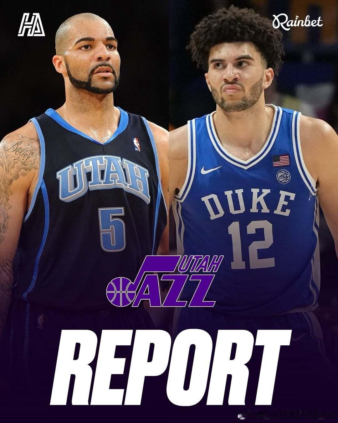 犹他爵士老板瑞安·史密斯(Ryan Smith)在NBA联合试训时向卡梅隆·布泽