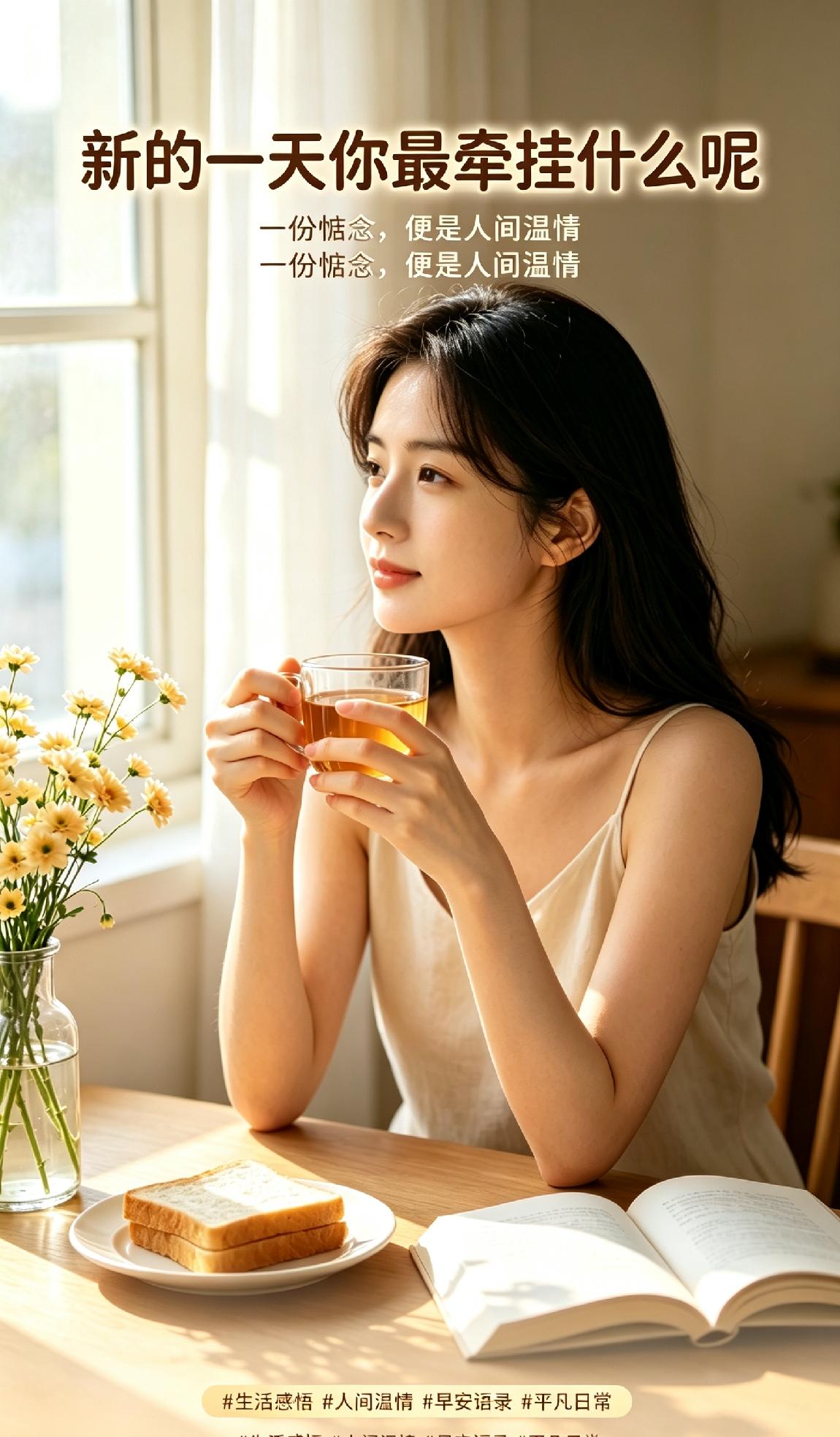 新的一天缓缓开启，忙忙碌碌的生活里，每个人心底，都藏着一份牵挂。
 
有人牵挂家