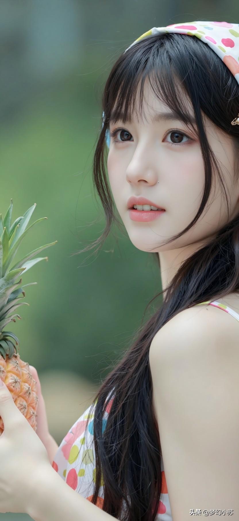 都市女孩，黑色吊带裙，自信微笑，时尚街头风分享喜欢的壁纸 美到让人窒息的手机壁纸