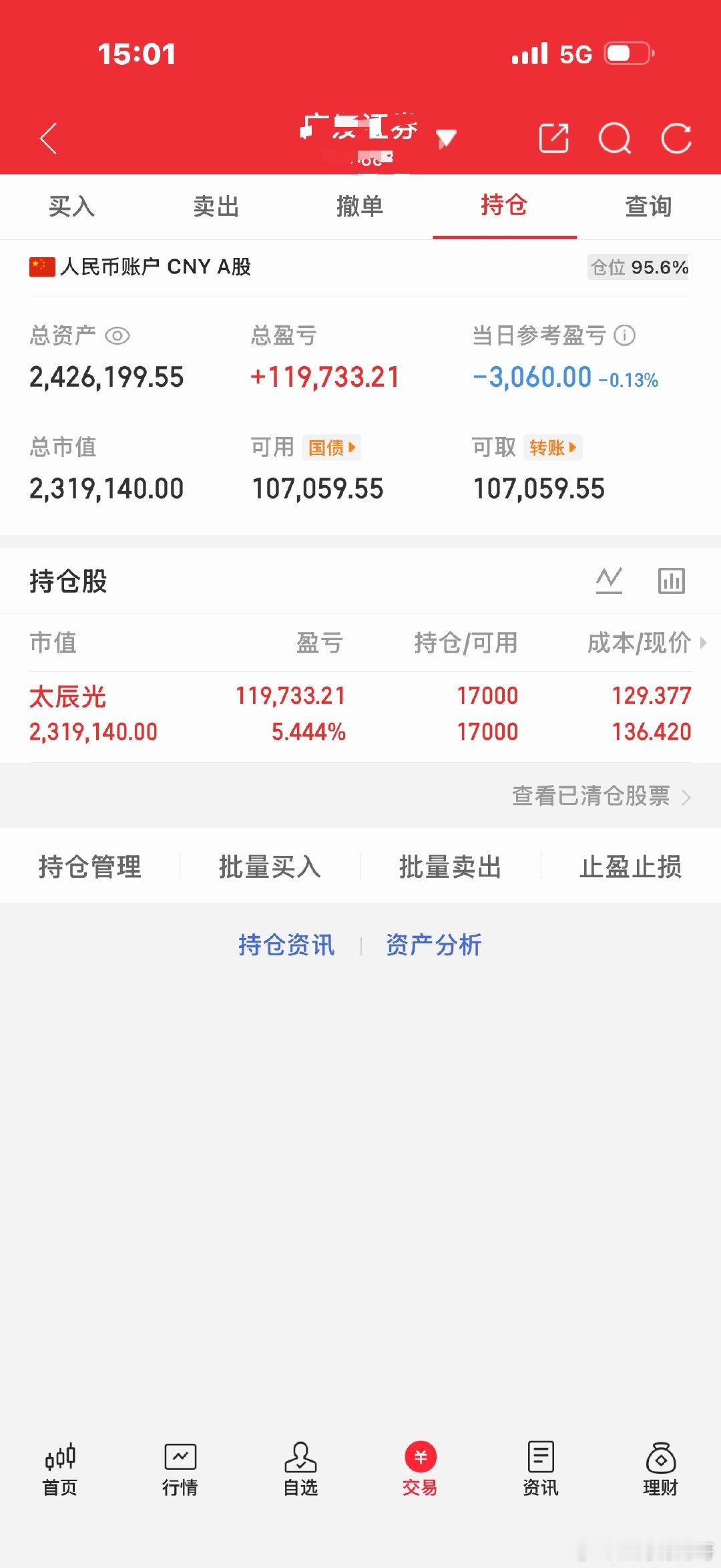 下午实盘记录！持仓纹丝不动，耐心持有，坐等主力拉升吃肉！点赞支持一波，一起静待花