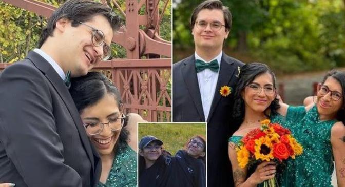 共用一套生殖系统的连体姐妹，姐姐竟在2024年完婚，夫妻同房时妹妹该怎么办？
 