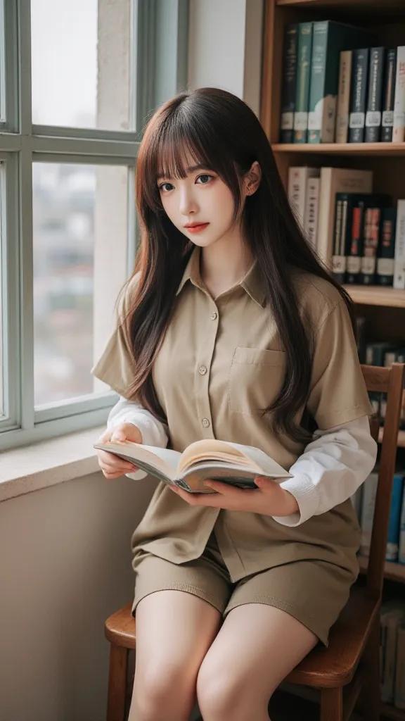 窗边阅读时光，静享书香与阳光窗边温柔 窗边阅读时光 窗边发呆时光 窗边摄影时光 