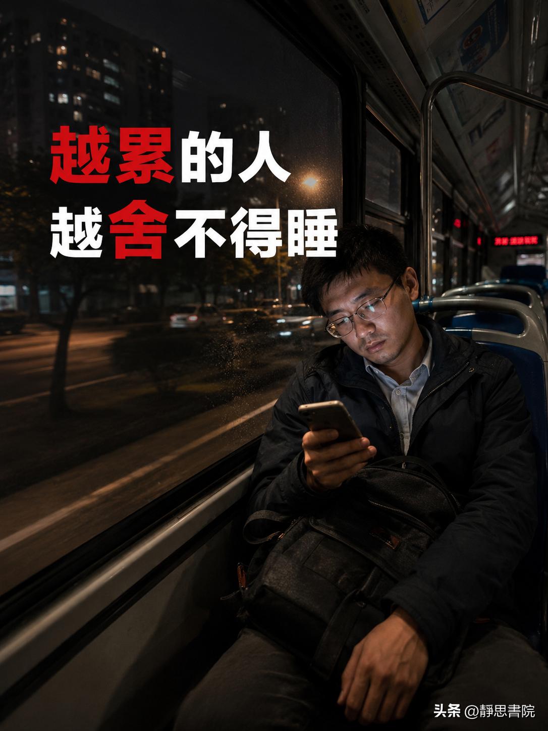 倪海厦谈睡眠：人真累过头时，晚上反而会有个怪习惯
晚上十一点半，眼睛已经酸了，脑