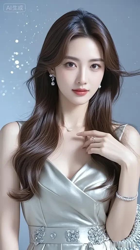 银缎礼裙衬着碎钻饰，光影揉出冷调优雅，是自带光芒的惊艳感✨
鎏金细闪抹胸裙 白色