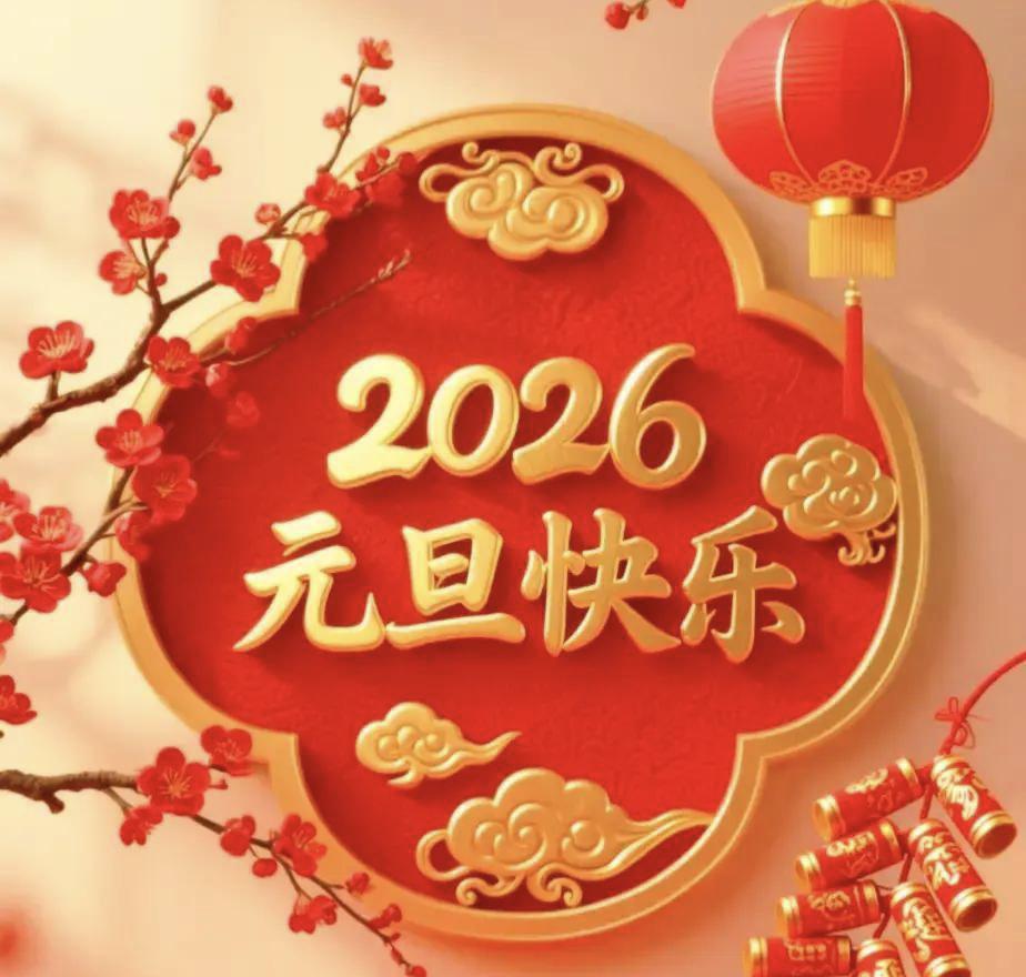 2026年元旦，全新的一天，全新的一年！！祝亲朋好友、同事同学、茫茫网海里一闪而