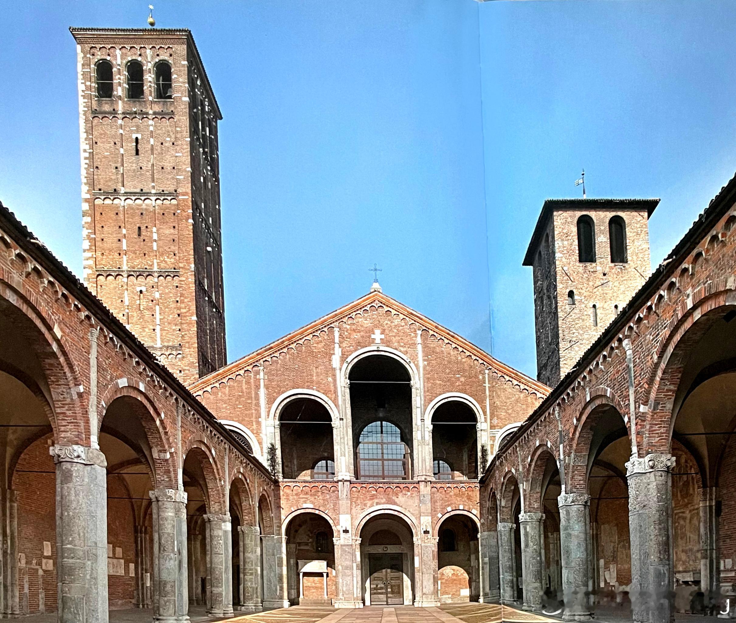 # 罗马式时期艺术  ROMANESQUE # 米兰圣安波罗修圣殿   Basi