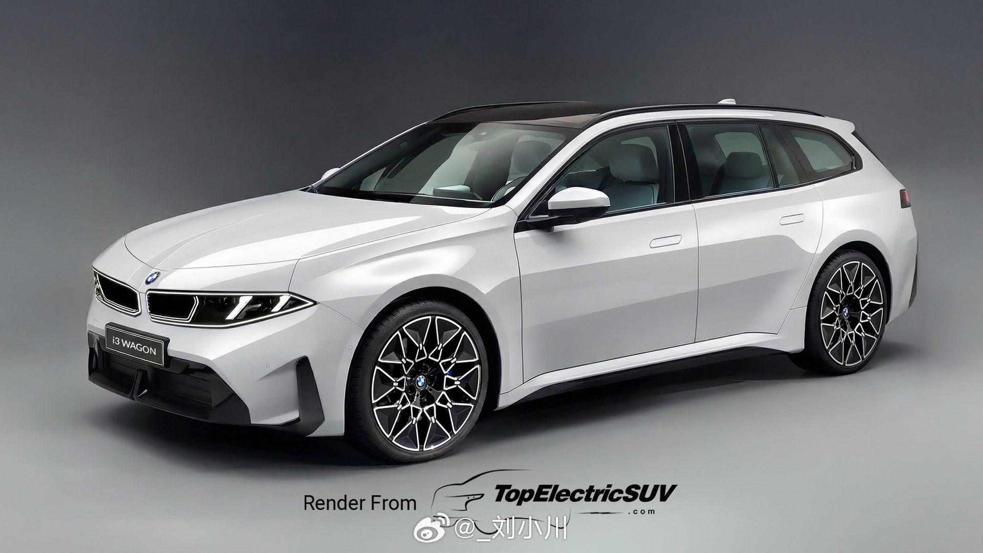 宝马下一代宝马i3 Touring渲染图 下一代宝马i3 Touring渲染图，