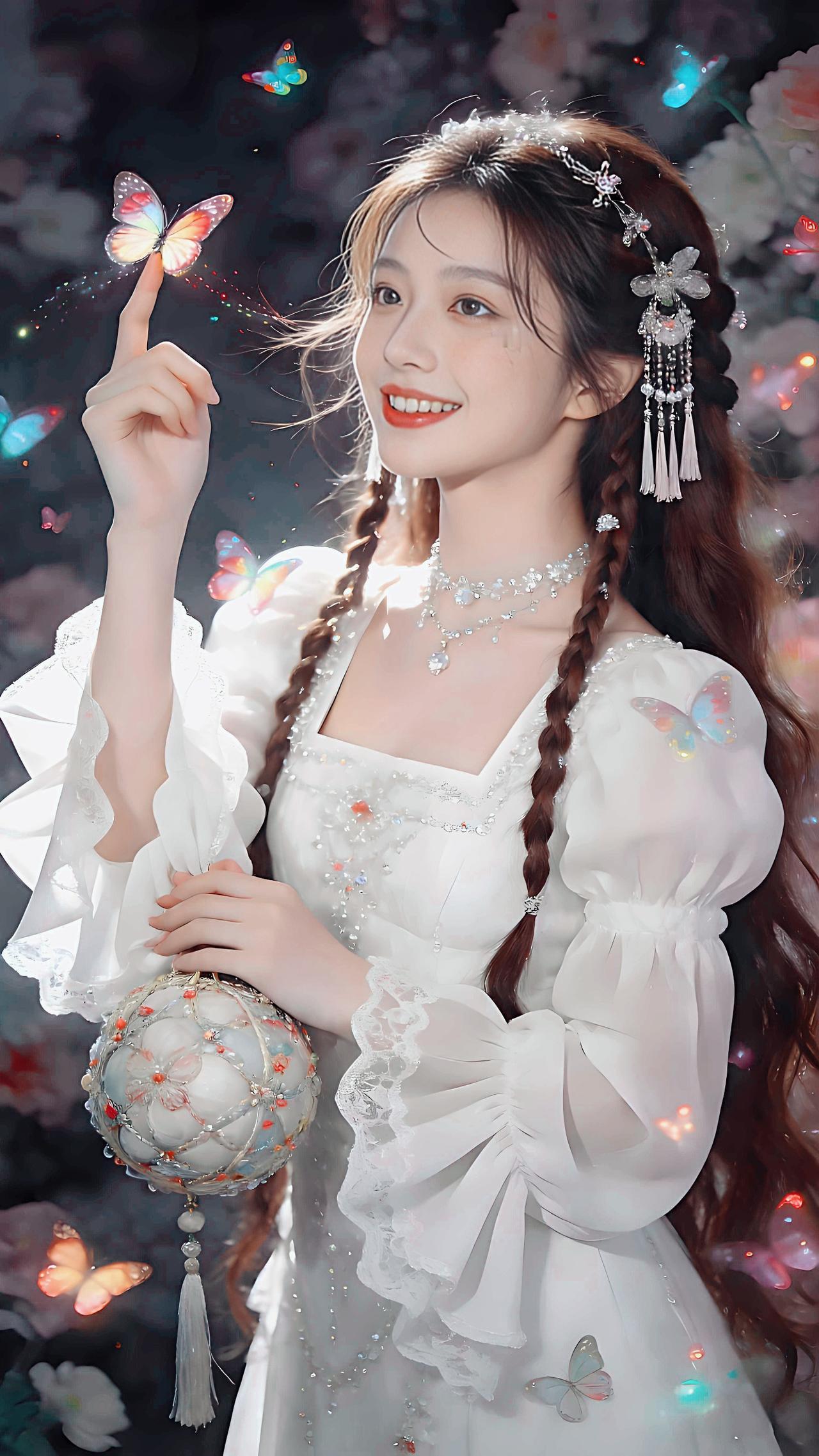 指尖落蝶，邂逅一场仲夏夜的绮梦✨