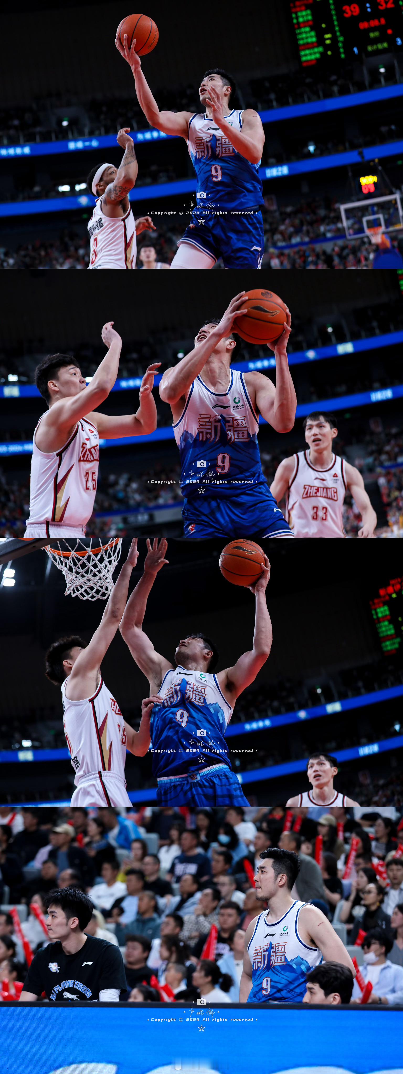 新疆vs稠州 半决赛G1图集半决赛了 终于能拍到 投篮瞬间的睁眼照片[污]#季后