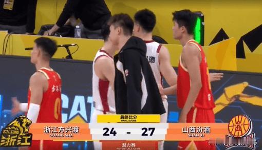 CBA潜力赛没那个必要，全是三分投篮没意思，防守下滑很多，张宁赵岩昊还打


