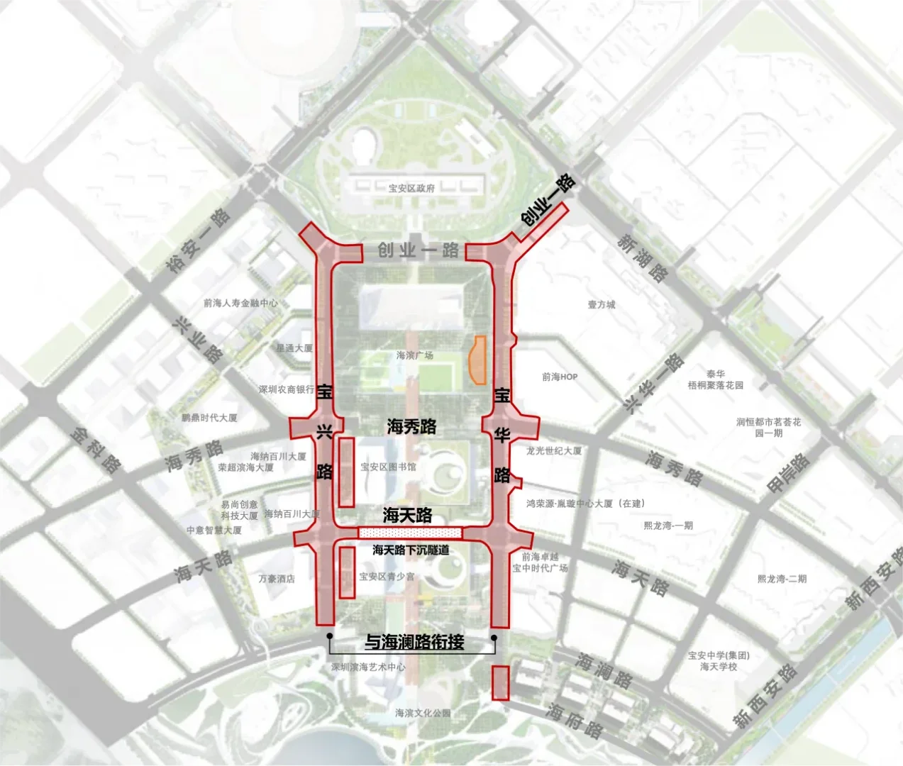 深圳市宝安区宝华路、宝兴路综合整治项目